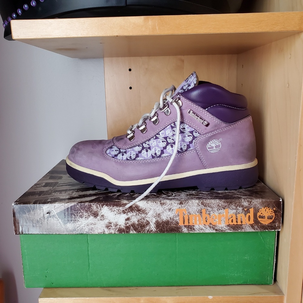 Purple Timberland Boot